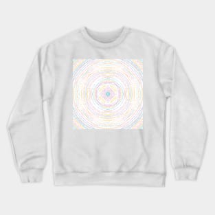 Spiral Circle Abstract Pattern Crewneck Sweatshirt